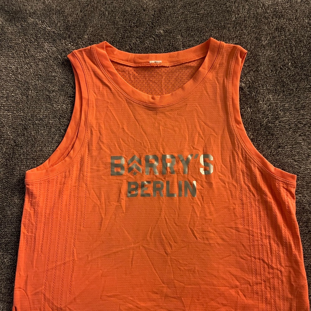 lululemon athletica Orange Tank Top